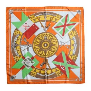Hermès Silk Square Scarf - Carre 90 Sextants by Loic Dubigeon